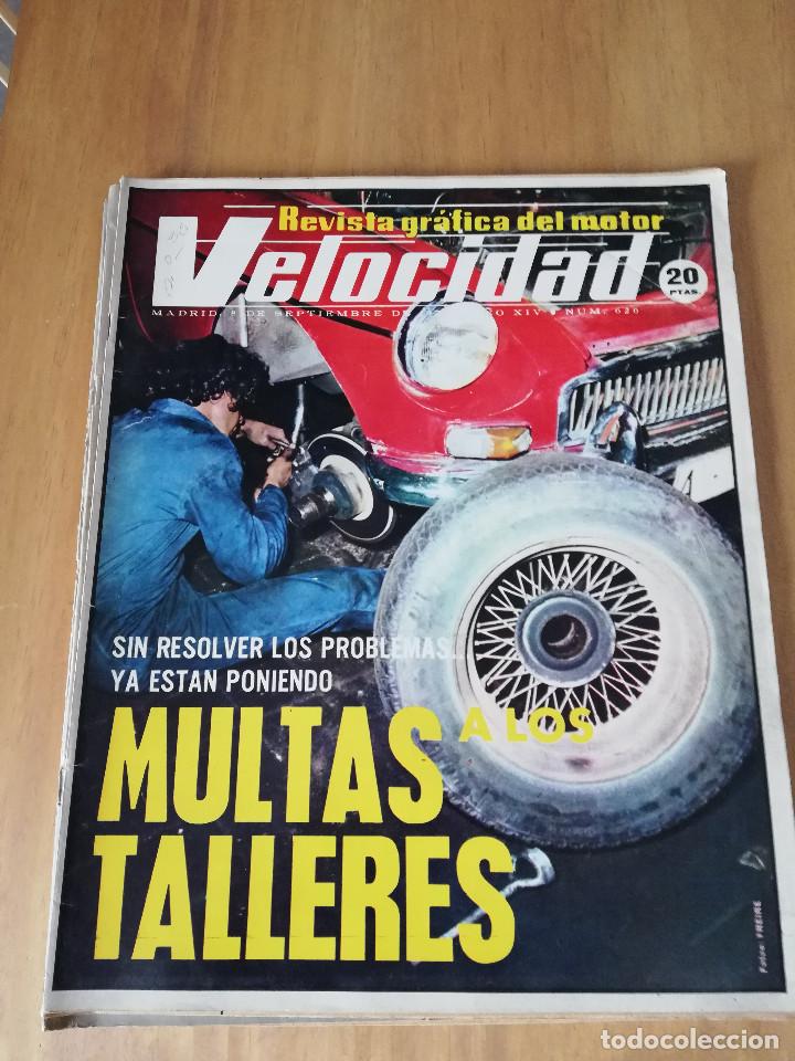 Coches: Velocidad n&ordm; 626 (8-9-1973) - Ford Mustang - Opel Kadett - Honda 350 - Datsun