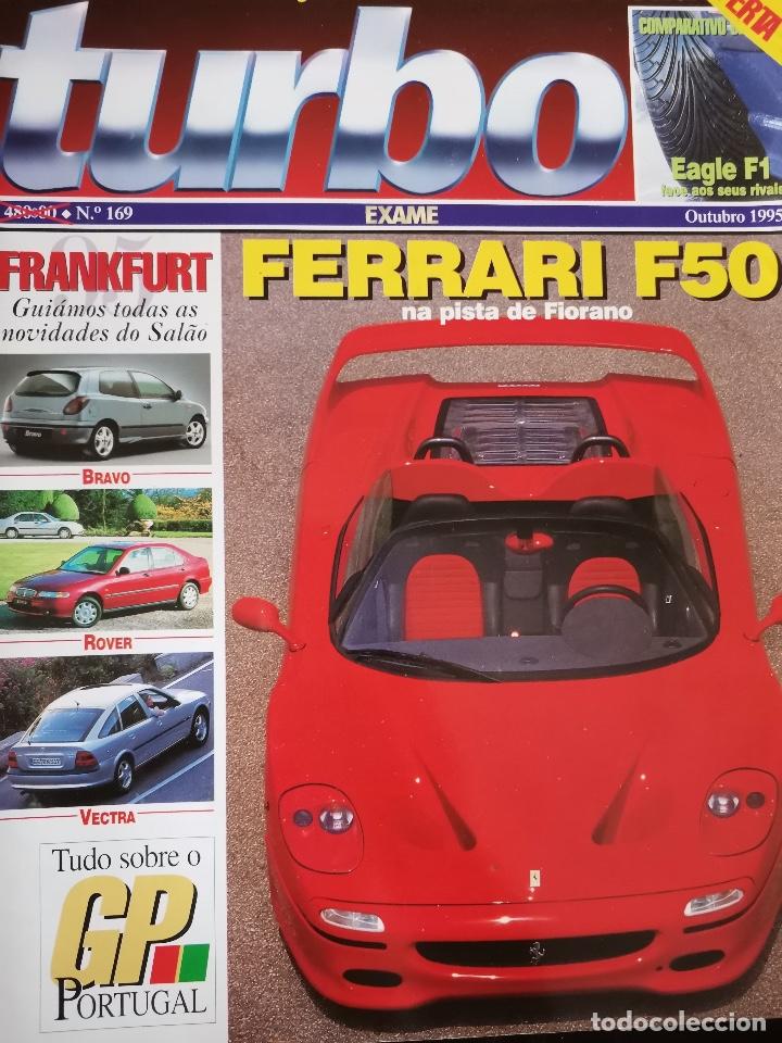 Coches: 1995 REVISTA TURBO - FERRARI F50 - G.P DE PORTUGAL - FIAT BRAVO - ROVER