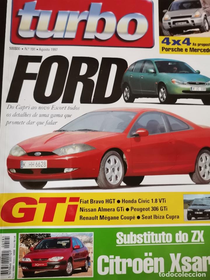 Coches: 1997 REVISTA TURBO - ESCORT - CITROEN XSARA - ALMERA GTI - CIVIC VTI - 306 GTI - IBIZA CUPRA