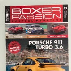 Coches: BOXER PASSION 43, PORSCHE, HISTORIA 18, 908 4ª, 911-964 TURBO 3.6, PANAMERA GTS, 911 CARRERA CABRIO