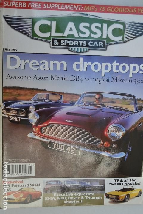 Coches: 1999 REVISTA CLASSIC AND SPORTSCAR - ASTON MARTIN DB4 - MASERATI 3500 - FERRARI 250 LM