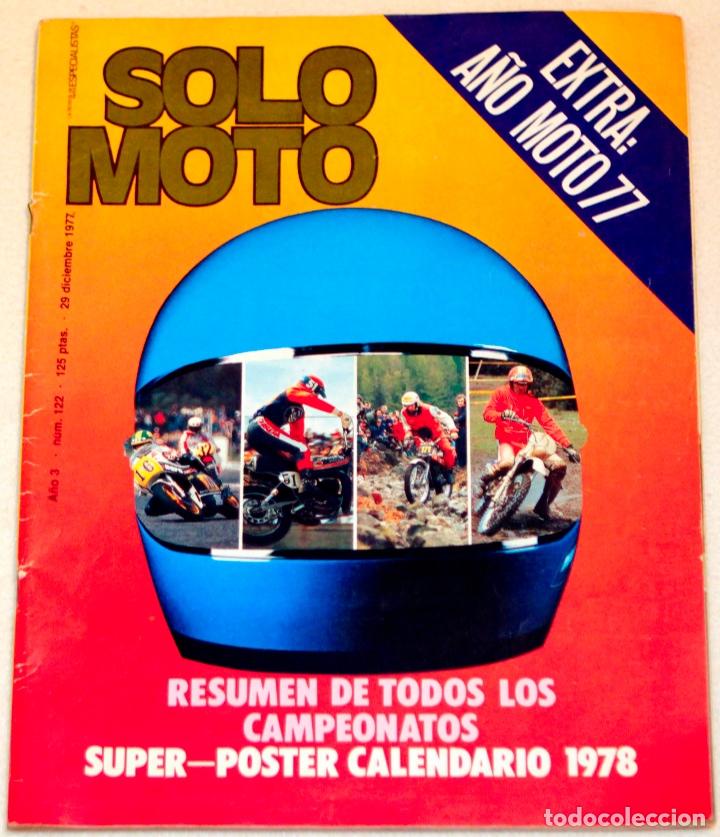 Coches: REVISTA SOLO MOTO, N&Uacute;EMRO 122. DICIEMBRE 1977