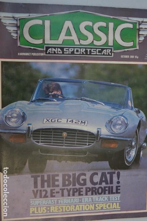 Coches: 1984 REVISTA CLASSIC AND SPORTSCAR - JAGUAR E TYPE V12 - TURNER VERSUS FROGEYE