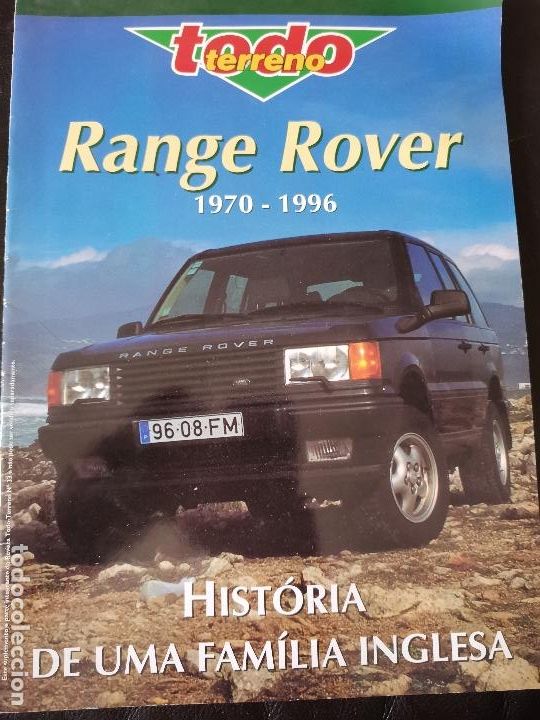 Coches: REVISTA TODO TERRENO - ESPECIAL RANGE ROVER 1970 - 1996