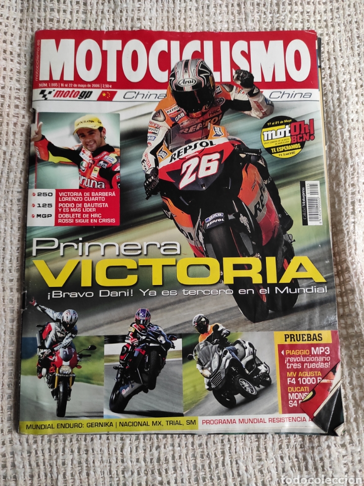 Carros: MOTOCICLISMO N&ordm; 1995 A&Ntilde;O 2006. - MOTO GP CHINA