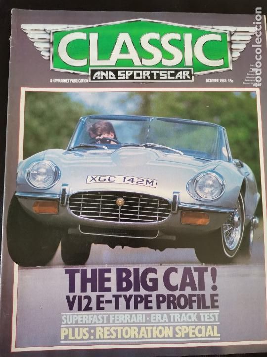 Coches: 1984 REVISTA CLASSIC AND SPORTS CAR - JAGUAR V12 E - FERRARI