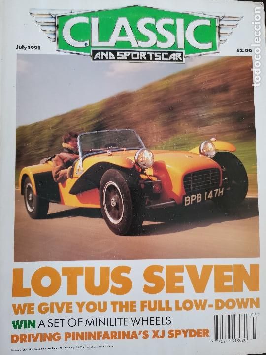 Coches: 1991 REVISTA CLASSIC AND SPORTS CAR - LOTUS 7 - JAGUAR XJ SPYDER