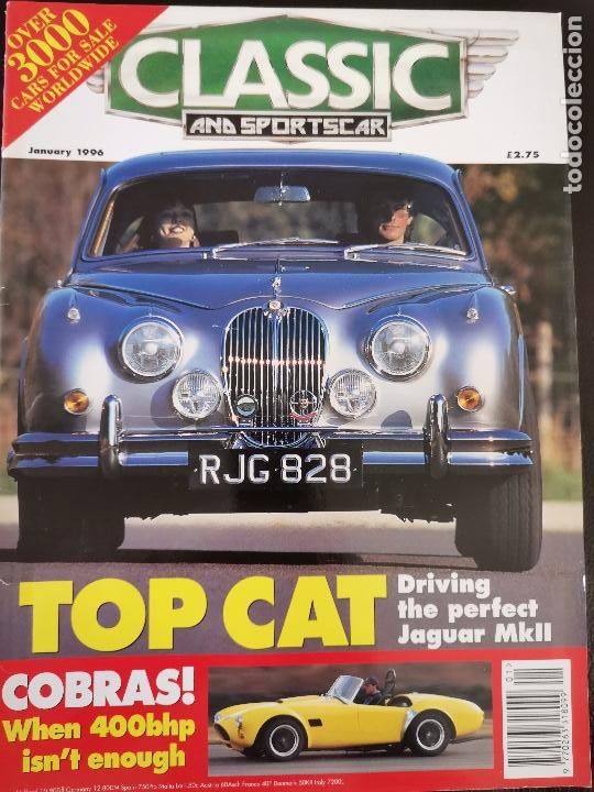 Coches: 1996 REVISTA CLASSIC AND SPORTS CAR - JAGUAR MKII - AC COBRA 400 HP