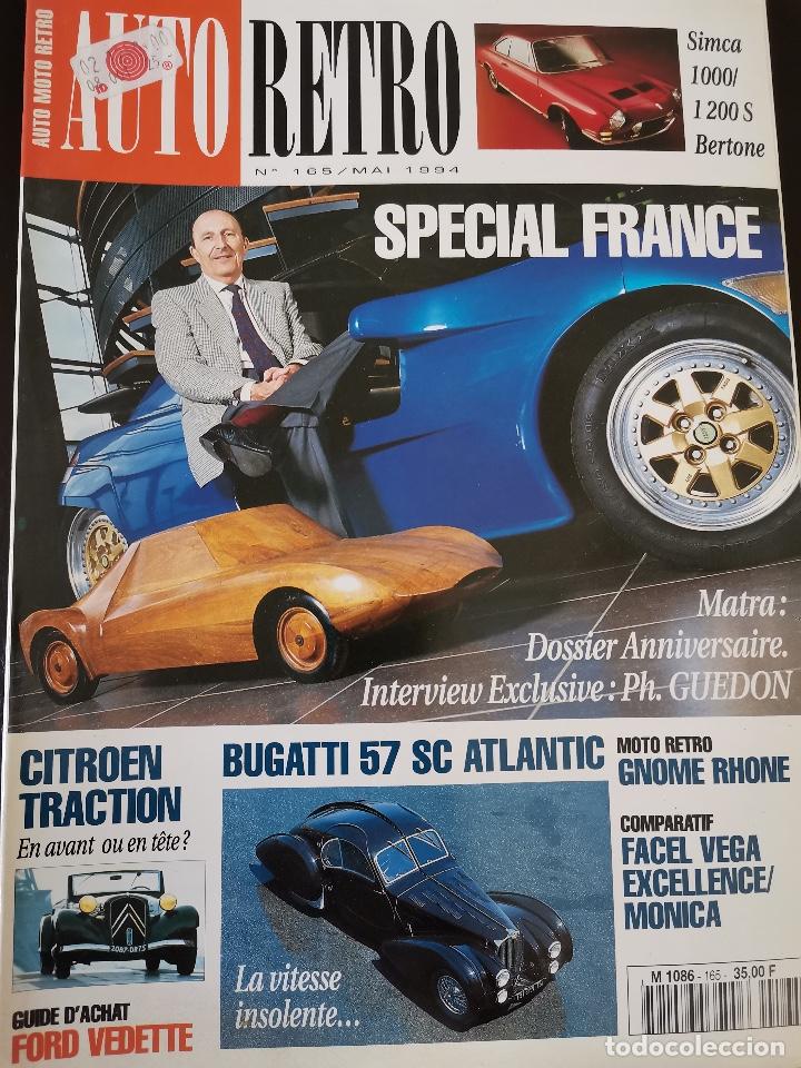 Coches: 1994 REVISTA AUTO RETRO - SIMCA 1000 / 1200 S BERTONE - CITROEN TRACTION - BUGATTI 57 SC ATLANTIC