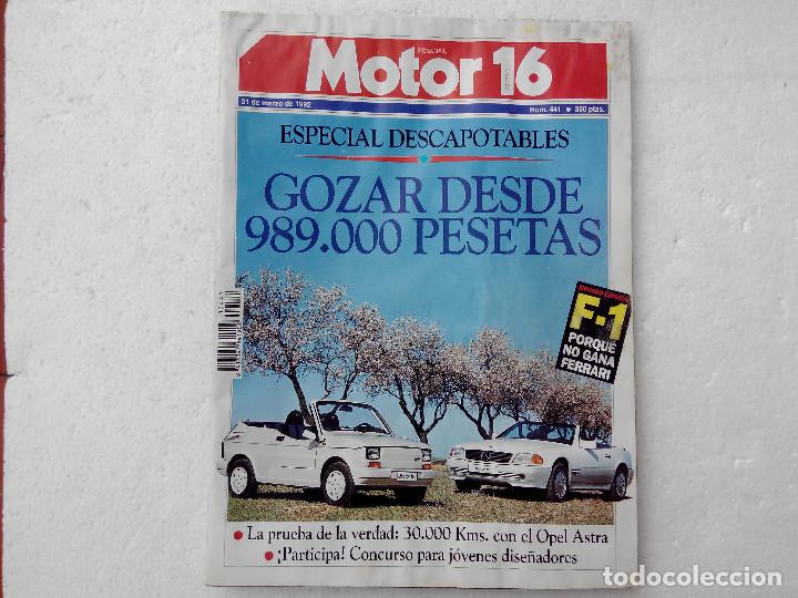 Coches: MOTOR 16 N&ordm; 441 A&Ntilde;O 1992- FSM POP 650 - MECEDES 300 SL 24V-