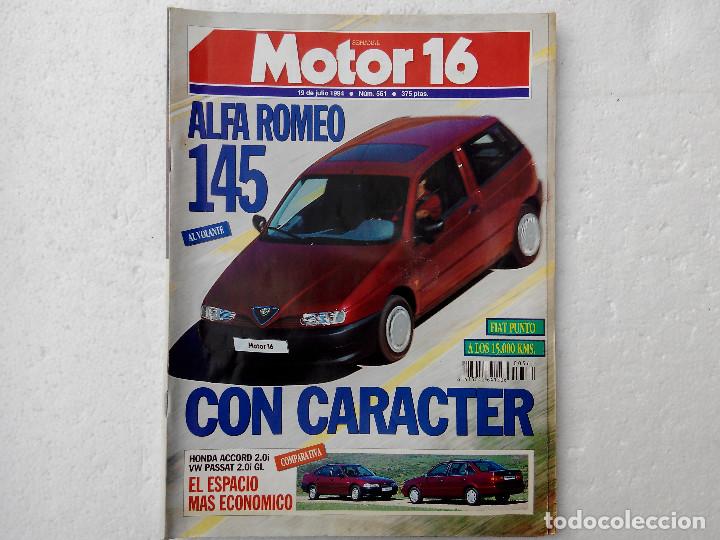 Coches: MOTOR 16 N&ordm; 561 A&Ntilde;O 1994- PASSAT 2.0i GL- HONDA ACORD 2.0i -LEXUS LS 400 - FIAT PUNTO 75 ELX