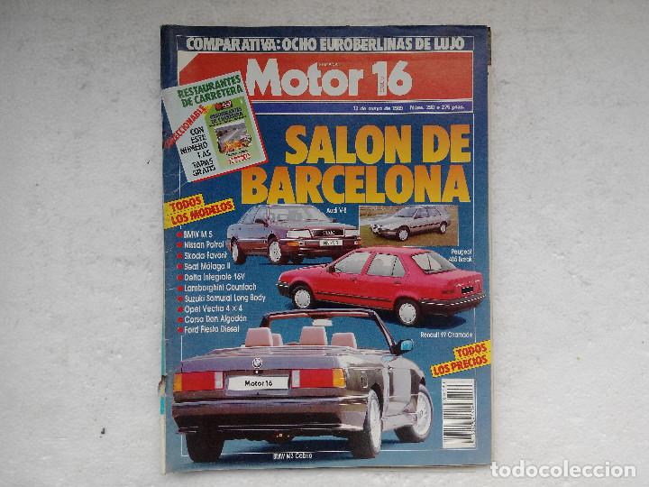 Coches: MOTOR 16 N&ordm; 290 A&Ntilde;O 1989 - FOTO SUMARIO