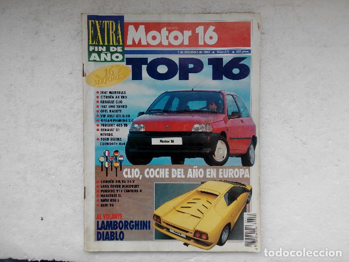 Coches: MOTOR 16 N&ordm; 371 A&Ntilde;O 1990 -