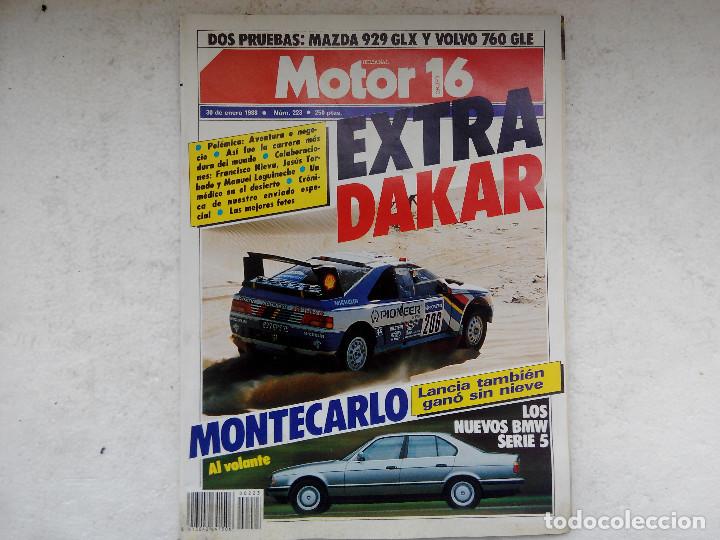 Coches: MOTOR 16 n&ordm; 223 a&ntilde;o 1988 - mazda 929 -