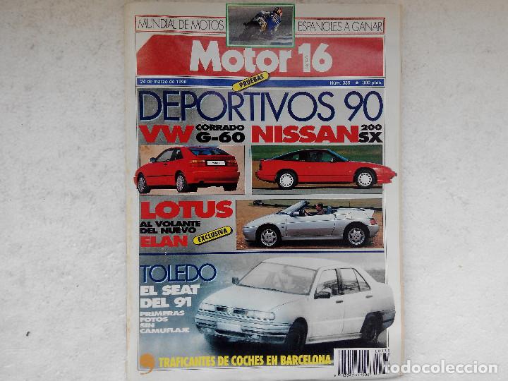 Coches: MOTOR 16 N&ordm; 335 A&Ntilde;O 1990 - NISSAN 200 SX - VW CORRADO G60