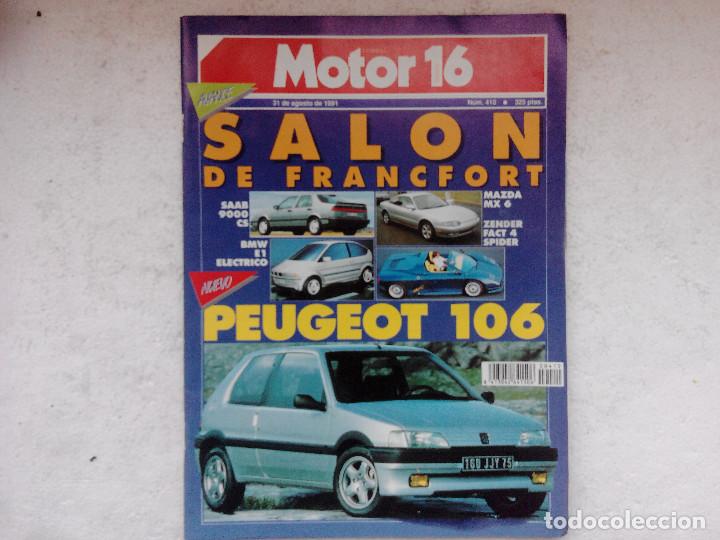 Coches: MOTOR 16 N&ordm; 410 A&Ntilde;O 1991- MAZDA 323 F -