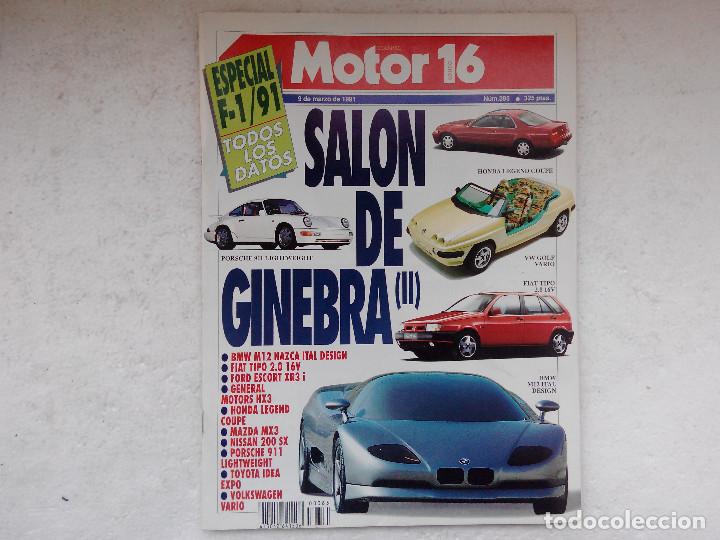 Coches: MOTOR 16 N&ordm; 385 A&Ntilde;O 1991 - RENAULT CLIY 16V -