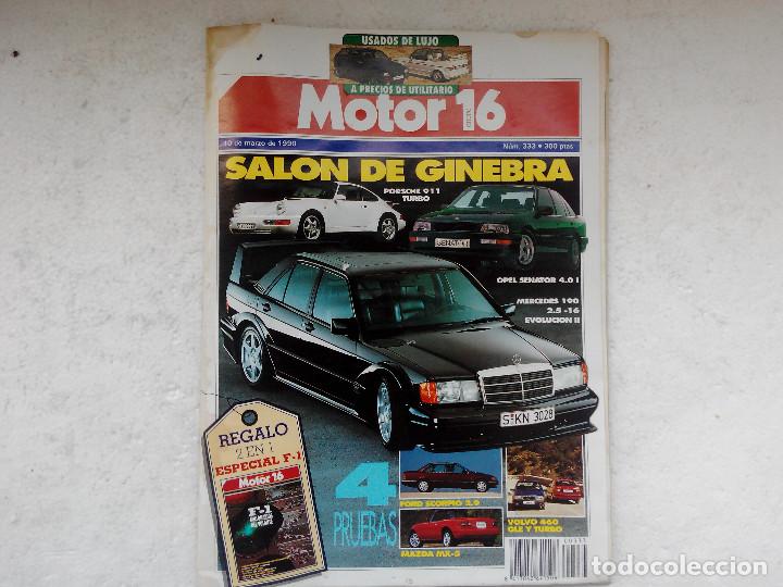 Coches: MOTOR 16 N&ordm; 333 A&Ntilde;O 1990- MAZDA MX5 - VOLVO 460 TURBO Y GLE - FORD SCORPIO 2.9