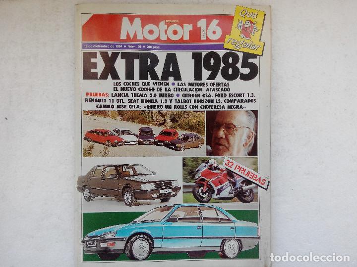 Coches: MOTOR 16 N&ordm; 60 - A&Ntilde;O 1984 - EXTRA 1985
