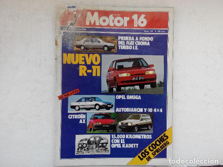Coches: MOTOR 16 N&ordm; 152 A&Ntilde;O 1986 - FIAT CROMA TURBO i.E -