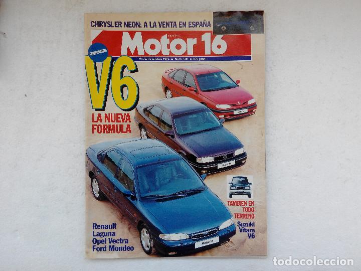 Coches: MOTOR 16 N&ordm; 583 A&Ntilde;O 1994 - HYUNDAY ACCENT 1.5 GS - TATA TELCO SPORT - MONDEO V6 - VECTRA V6
