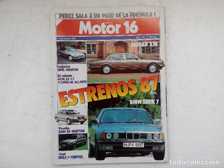 Coches: MOTOR 16 N&ordm; 154 A&Ntilde;O 1986 - AUDI 80 QUATRTO