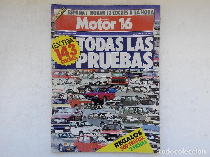 Coches: MOTOR 16 N&ordm; 108 A&Ntilde;O 1985 - TODAS LAS PRUEBAS