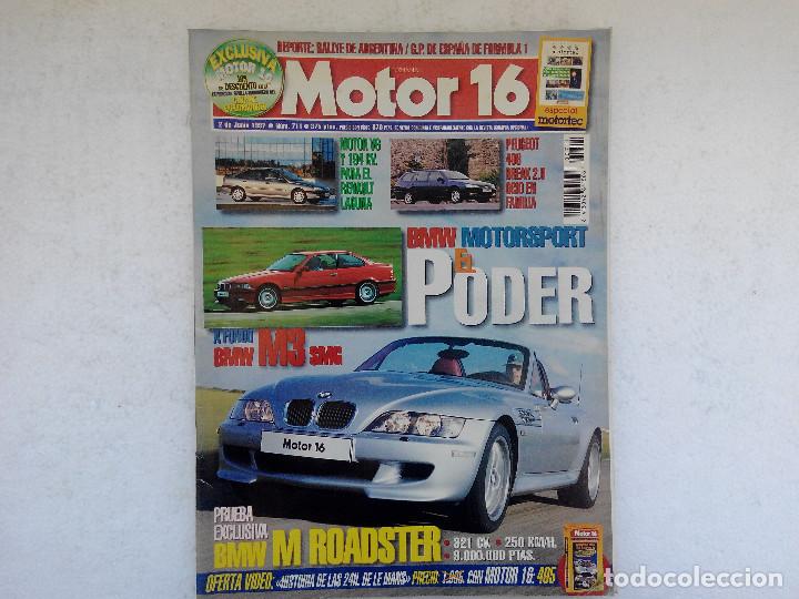 Coches: MOTOR 16 N&ordm; 711 A&Ntilde;O 1997 - BMW M3 SMG- PEUGEOT 408 BREAK 2.0 - BMW M ROADSTER