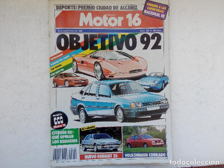 Coches: MOTOR 16 N&ordm; 255 A&Ntilde;O 1988- BMW M6 - HONDA XRV 650