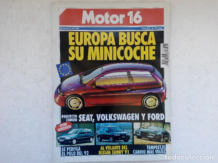 Coches: MOTOR 16 N&ordm; 379 A&Ntilde;O 1991- FORD SEEKA - CALIBRA 16V 4X4 - AUDI COUPE QUATTRO 20 V