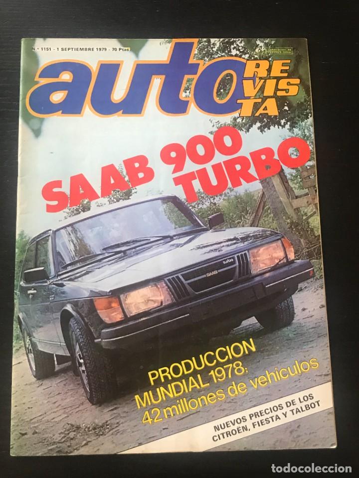 Coches: AUTO REVISTA N&ordm; 1151 - SAAB 900 TURBO PRODUCCION MUNDIAL MODELISMO GP HOLANDA F1 FORMULA 1