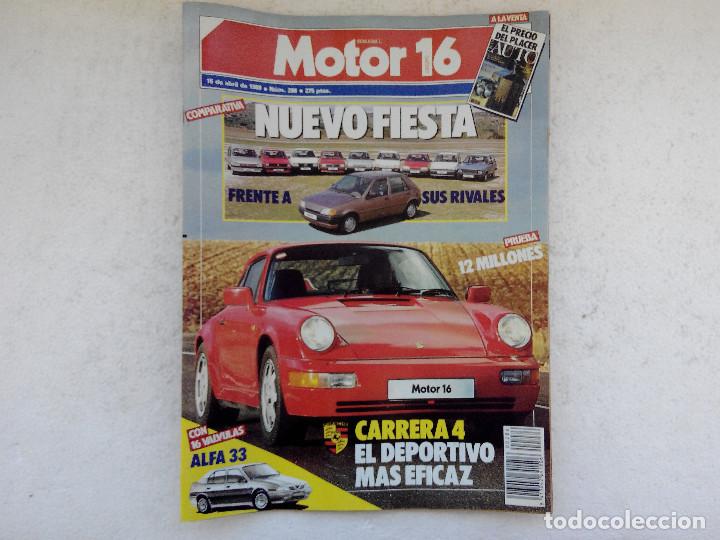 Coches: MOTOR 16 N&ordm; 286 A&Ntilde;O 1989- VW CARAVELLE CARAT Y SYNCRO - EL FORD FIESTA FRENTE A SUS RIVALES