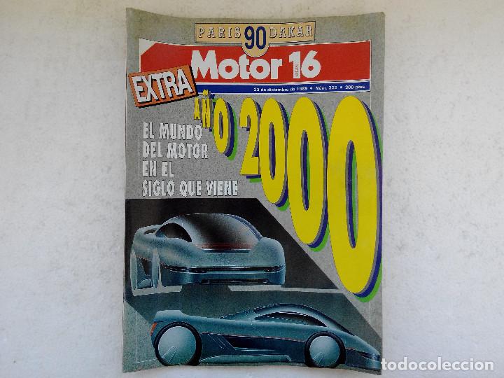 Coches: MOTOR 16 N&ordm; 322 A&Ntilde;O 1989- FIAT UNO TURBO iE- VW CARAVELLE CARAT CONTA RENAULT SPACE TXE