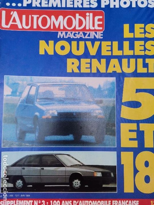 Coches: 1984 REVISTA L`AUTOMOBILE - CITROEN LNA - RENAULT 5 Y 18 -BMW ALPINA V6 - MASERATI BITURBO