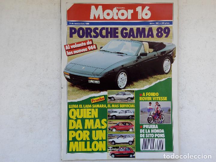 Coches: MOTOR 16 N&ordm; 263 A&Ntilde;O 1988- LADA SAMARA- ROVER 827 VITESSE