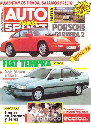 Coches: AUTO HEBDO N&ordm; 0242 (25-11-89)