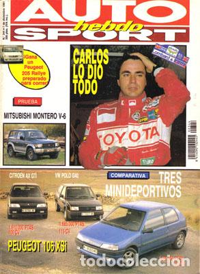 Coches: AUTO HEBDO N&ordm; 0344 (7-12-91)