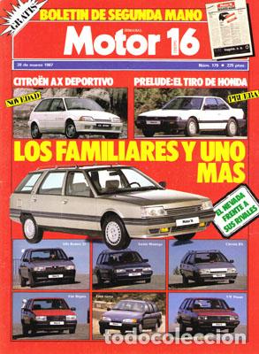 Coches: MOTOR 16 N&ordm; 179 (28-03-87)