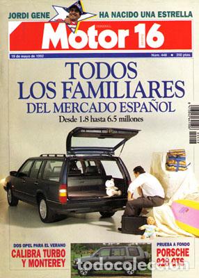Coches: MOTOR 16 N&ordm; 448 (19-05-92)