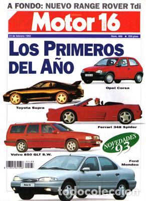 Coches: MOTOR 16 N&ordm; 488 (23-02-93)