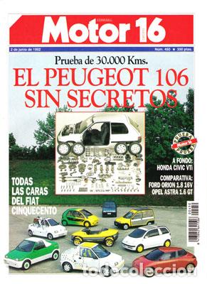 Coches: MOTOR 16 N&ordm; 450 (2-06-92)