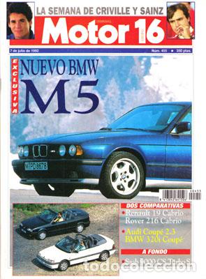 Coches: MOTOR 16 N&ordm; 455 (7-07-92)