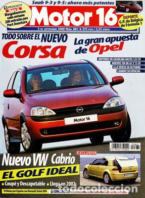 Coches: MOTOR 16 N&ordm; 881 (5-09-2000)