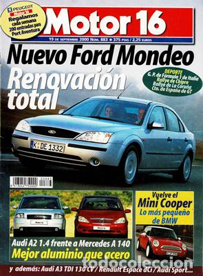 Coches: MOTOR 16 N&ordm; 883 (19-09-2000)