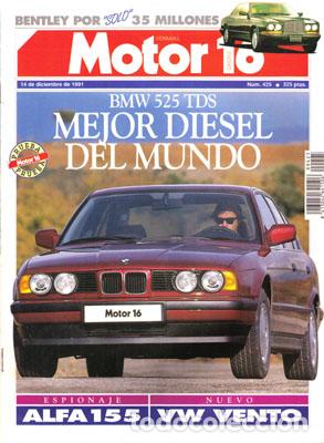 Coches: MOTOR 16 N&ordm; 425 (14-12-91)