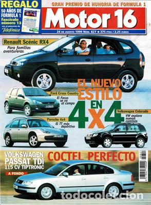 Coches: MOTOR 16 N&ordm; 827 (24-08-99)