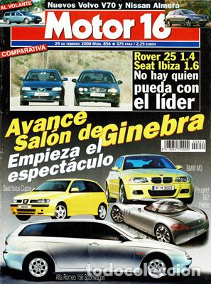 Coches: MOTOR 16 N&ordm; 854 (29-02-2000)