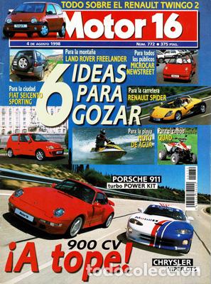 Coches: MOTOR 16 N&ordm; 772 (4-08-98)