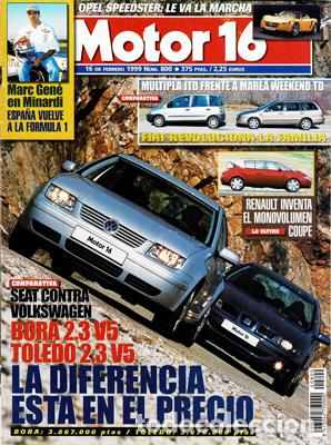 Coches: MOTOR 16 N&ordm; 800 (16-02-99)