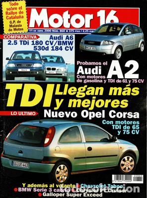 Coches: MOTOR 16 N&ordm; 860 (11-04-2000)